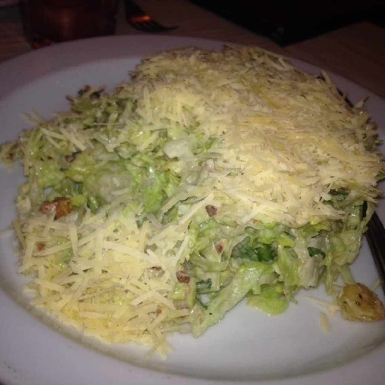 Ensalada Cesar, no me gustó mucho