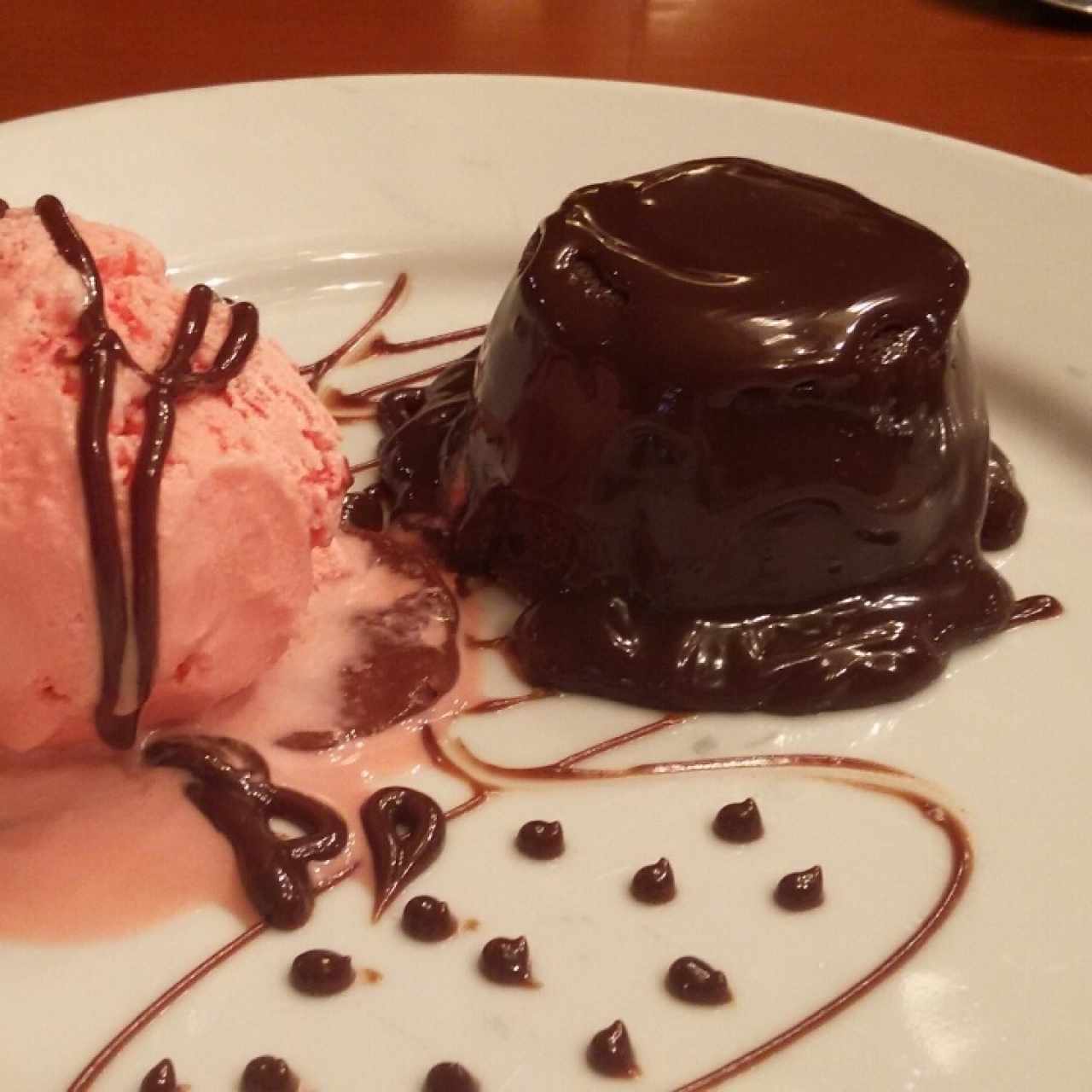 souffle de chocolate 