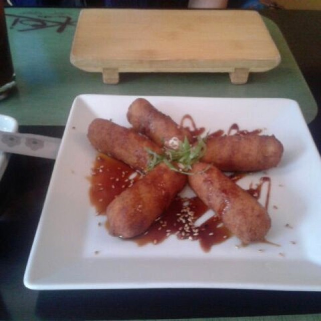Dedos de crema de salmón