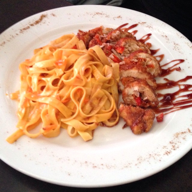 Fetuccini a la huancaina
