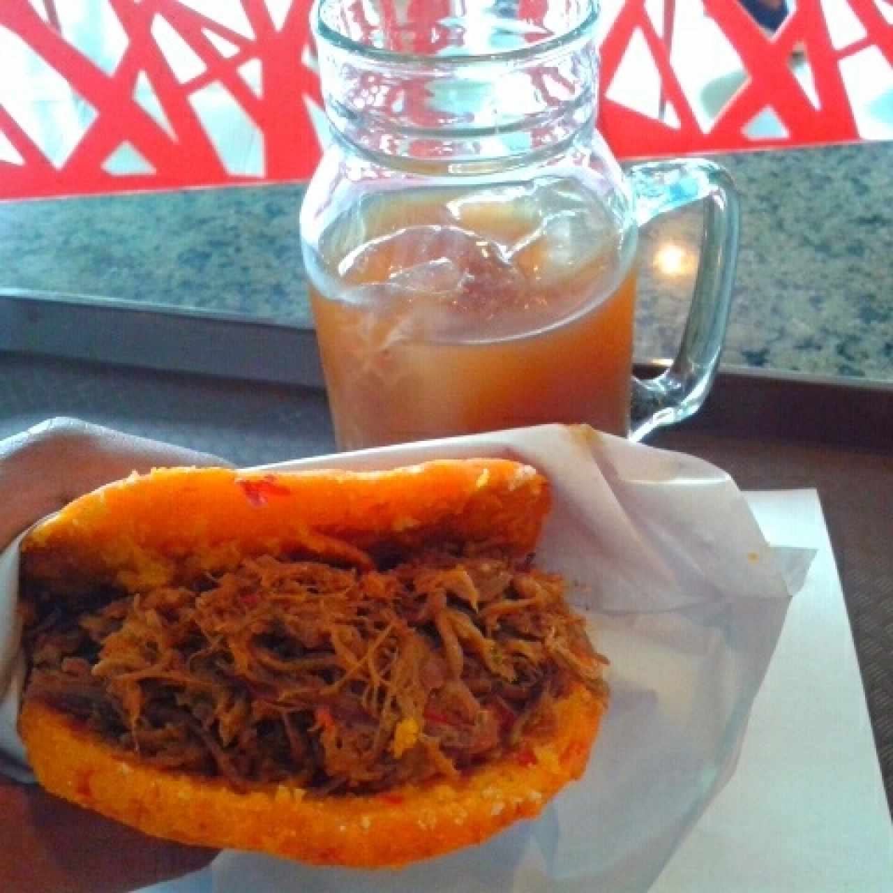 Masa Ají dulce con mechada
