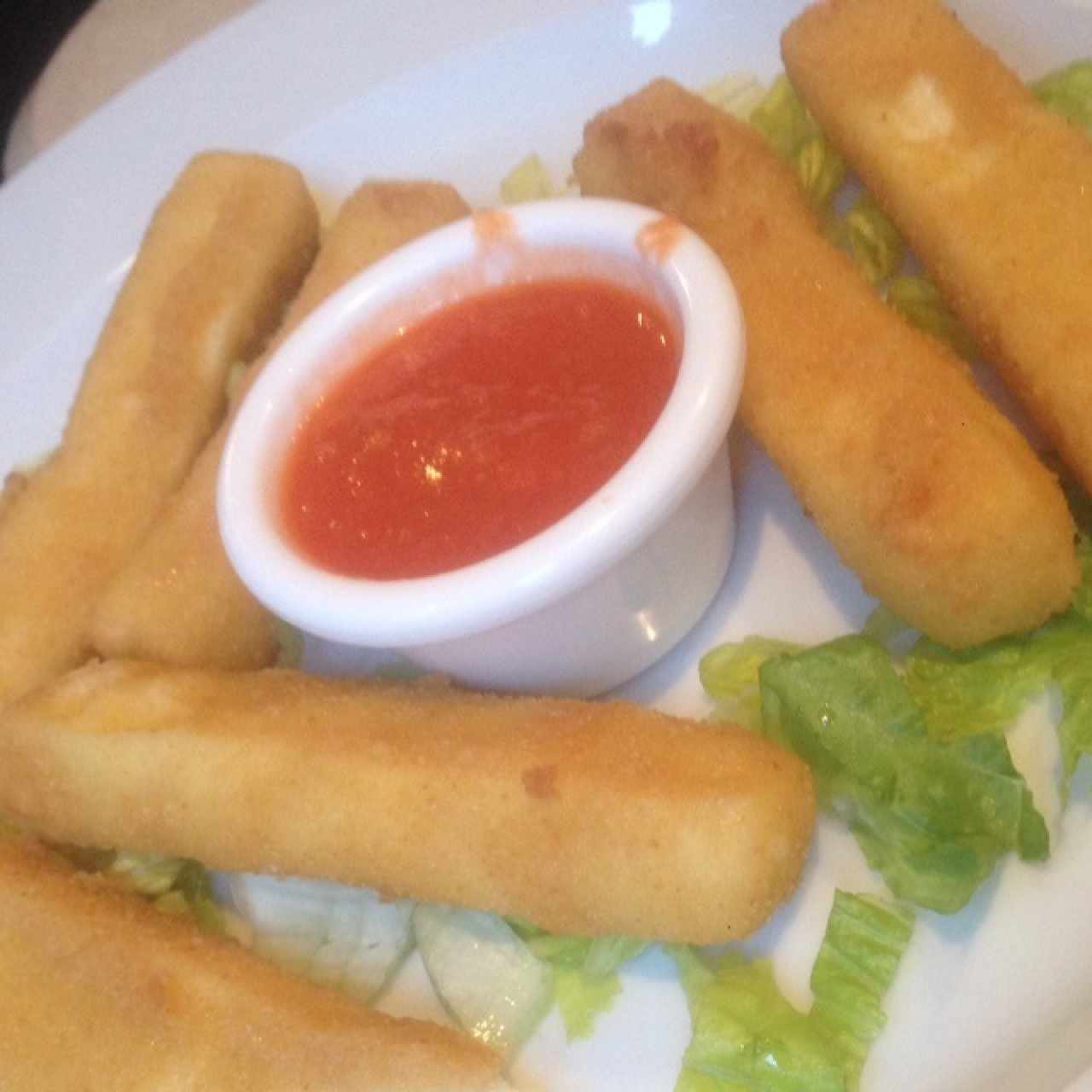 Dedos de mozzarella!! 