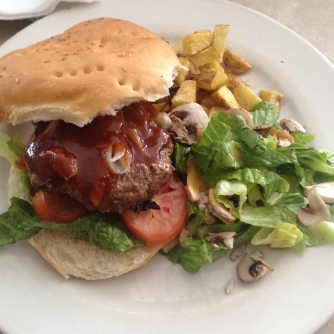 hamburguesa BBQ