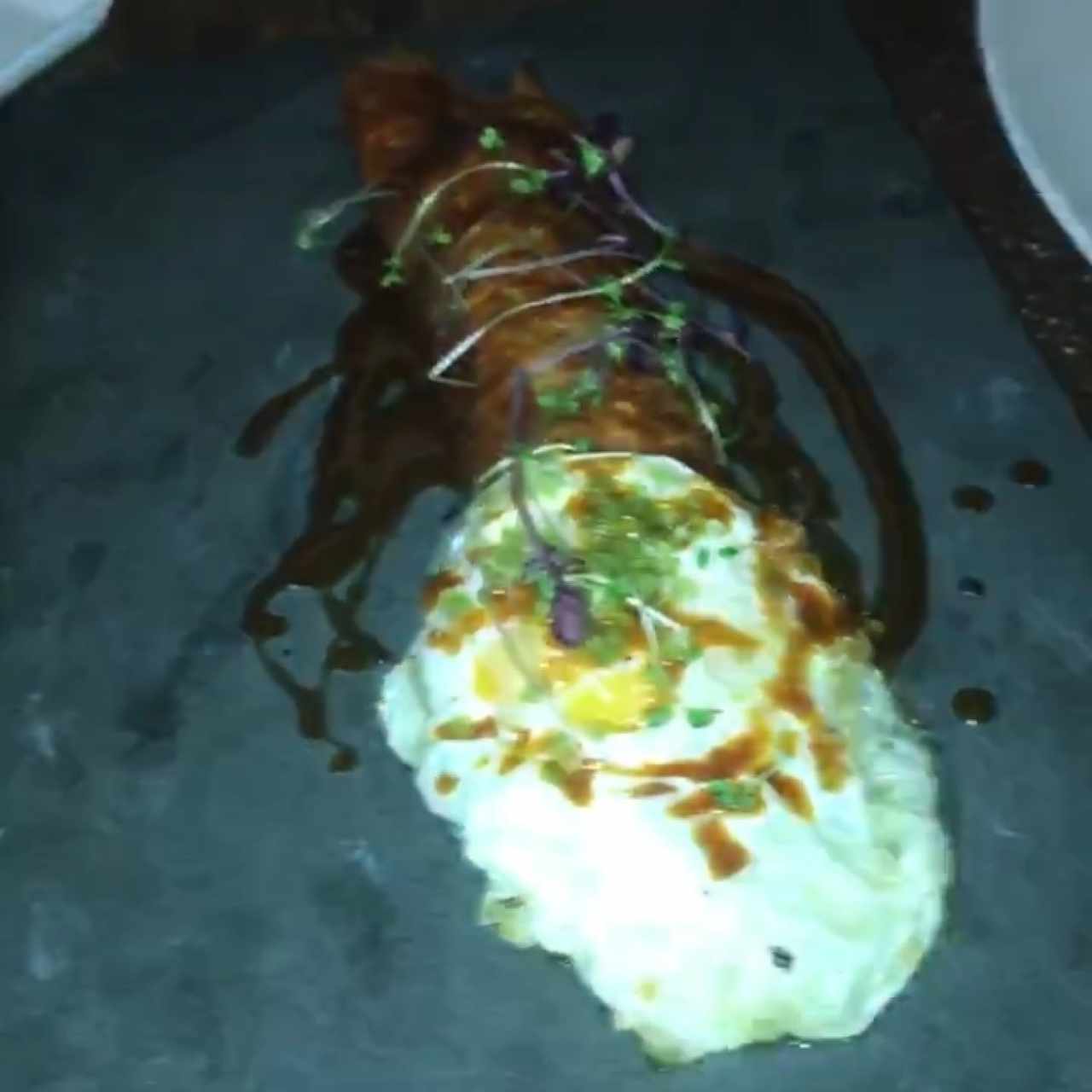 arroz pegado con huevo