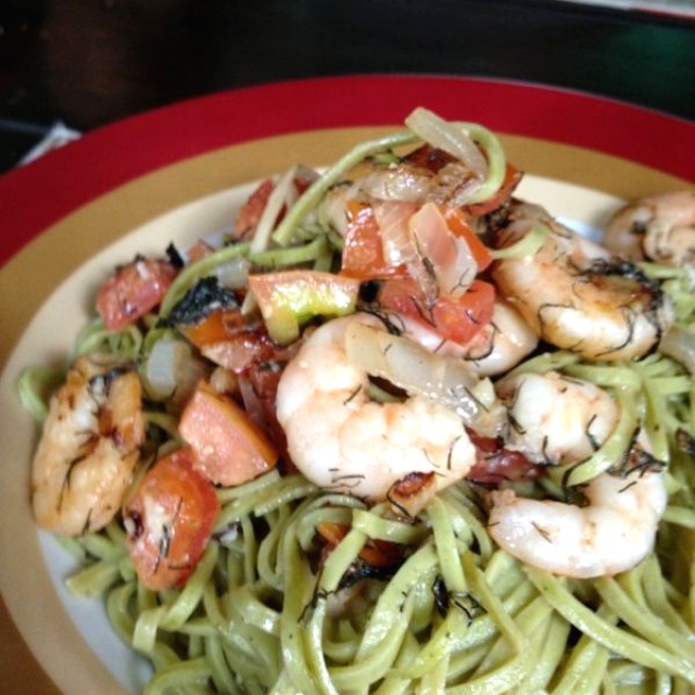 Linguini di gamberi