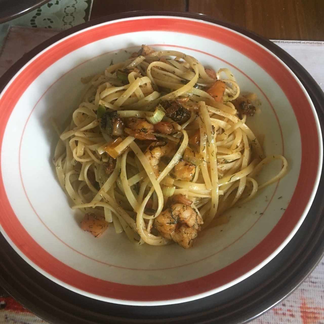liguini di gamberi