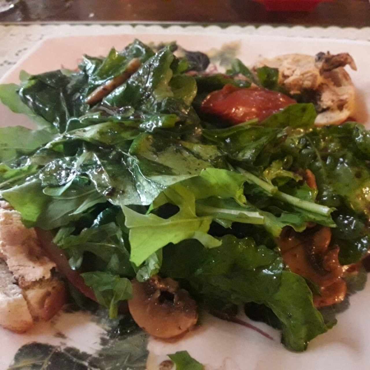 ensalada de rúcula
