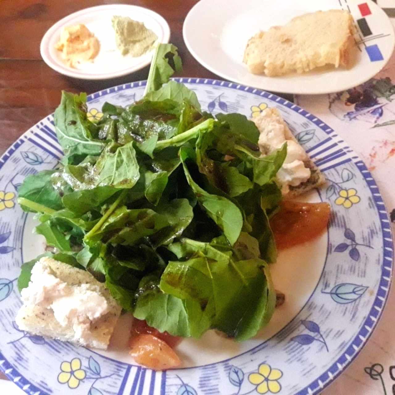 Ensalada de Rúgula y queso de cabra