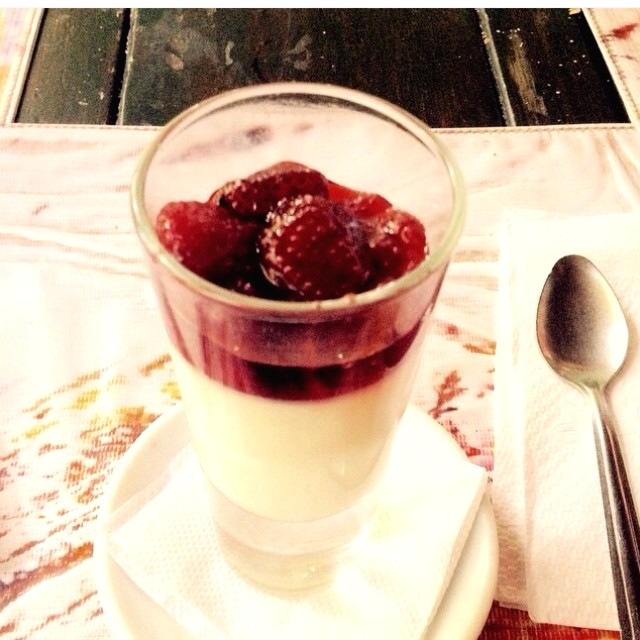 Panacota de Fresa