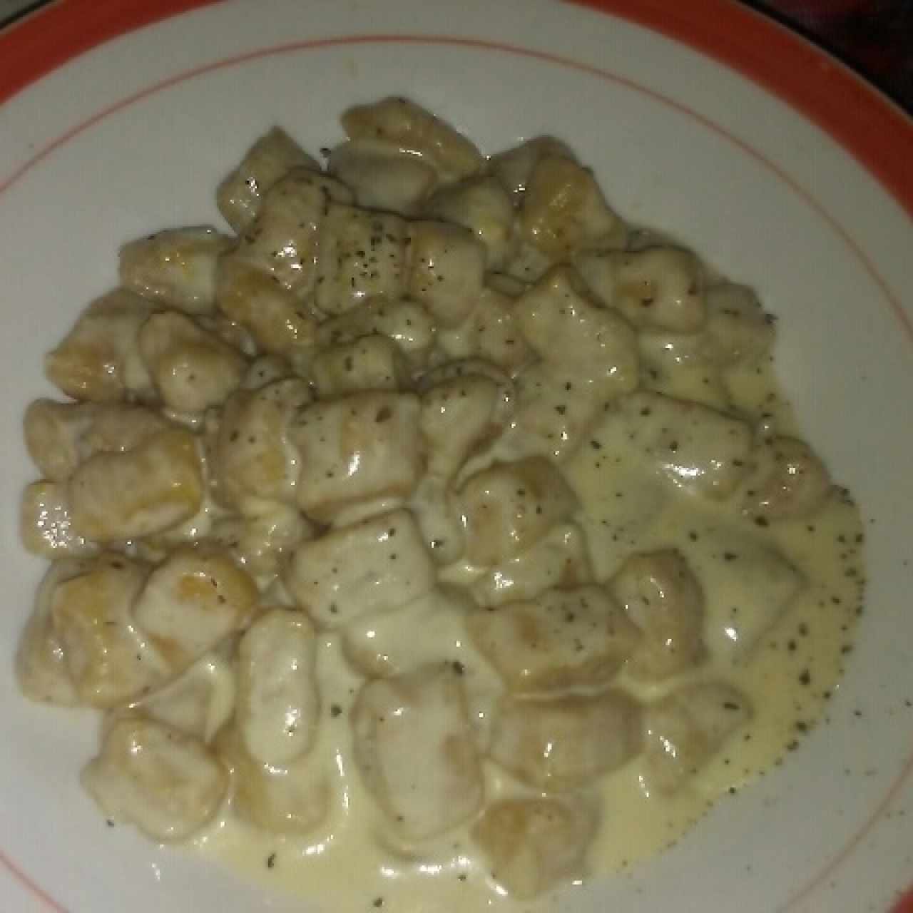 Ñoquis en Salsa Gorgonzola