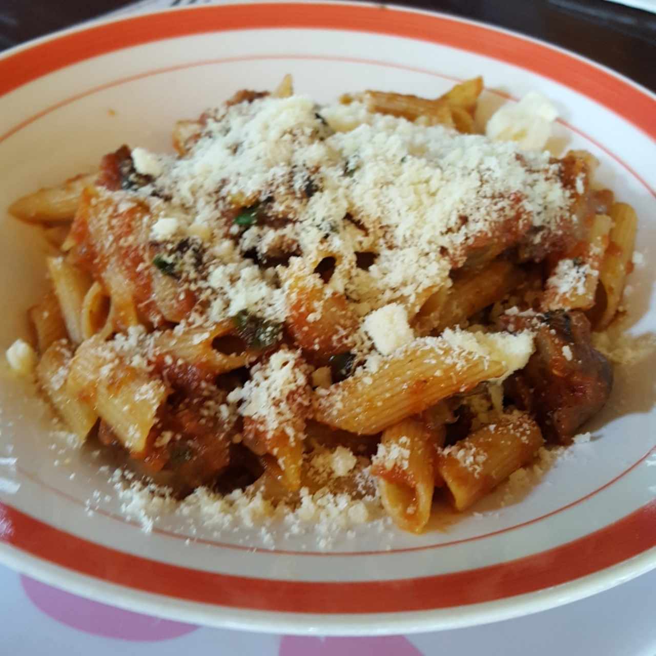pasta con salsiccia