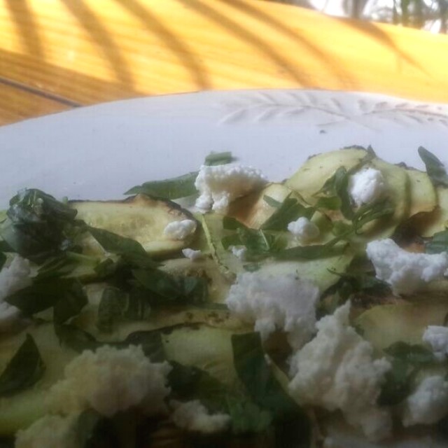 Carpaccio de calabacin