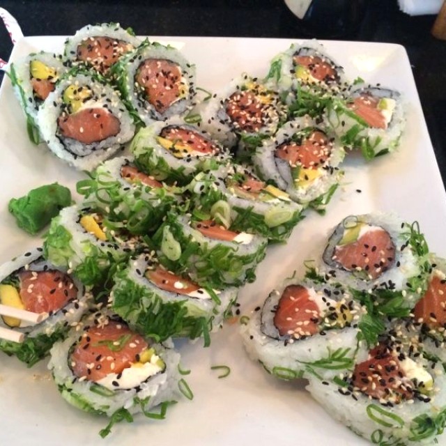 Alaska roll con cebollin