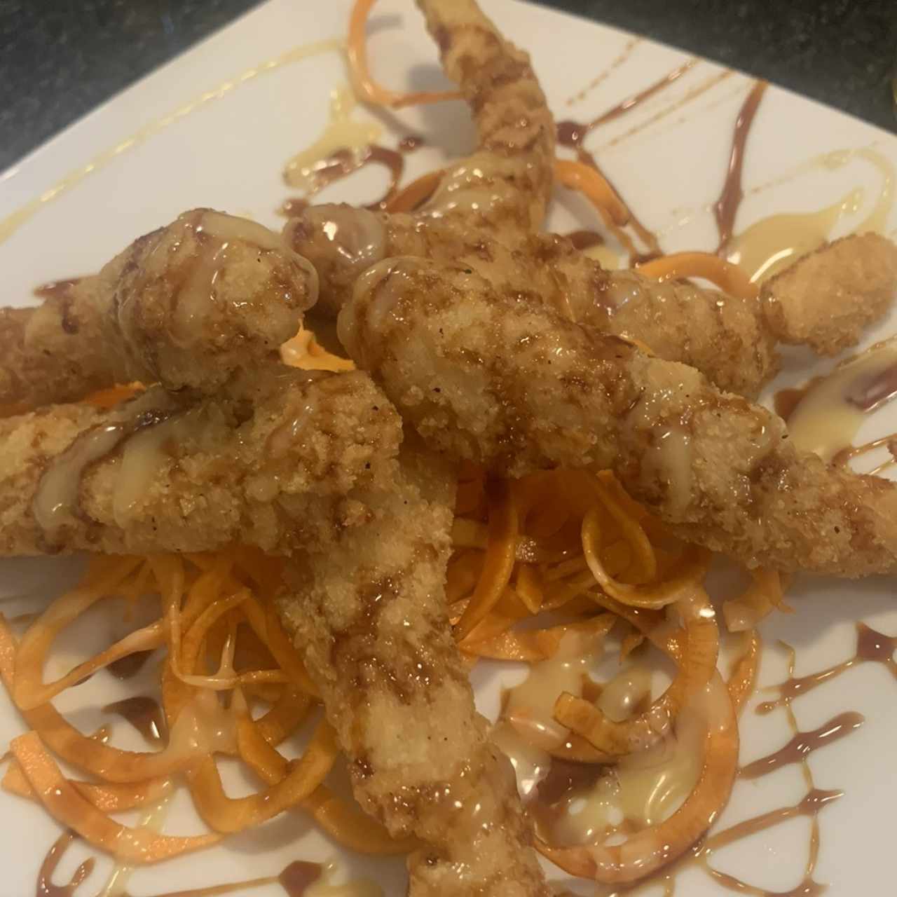 Langostinos Tempura