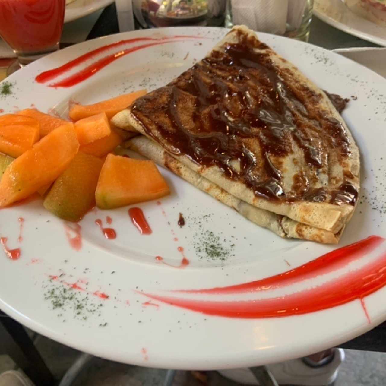 Crepe de nutella 