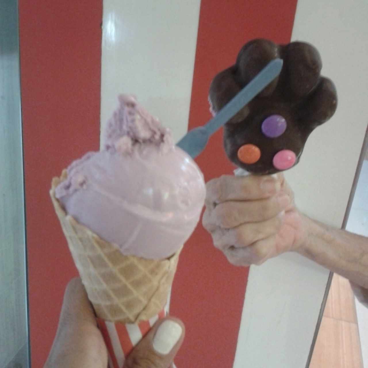 Fresa y Paleta.