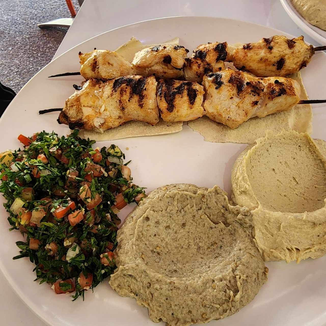 Pinchos de pollo