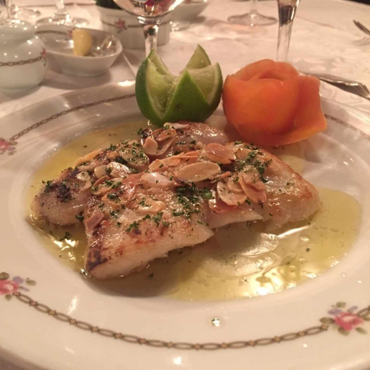 robalo con almendras