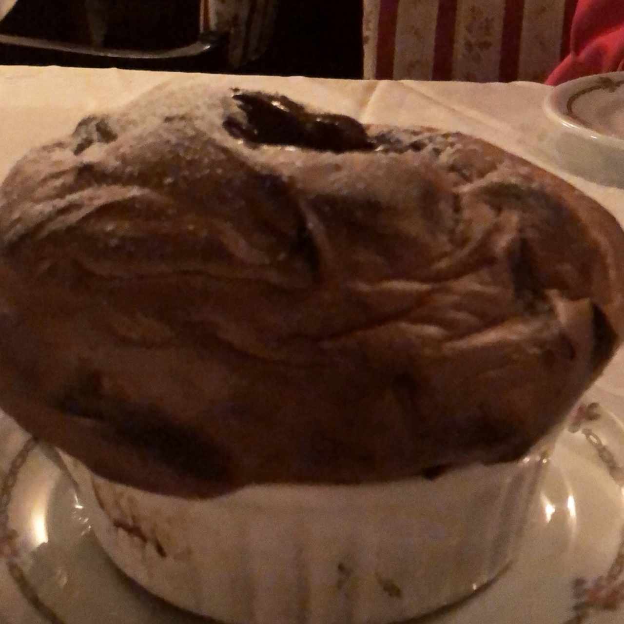 soufflè de chocolate