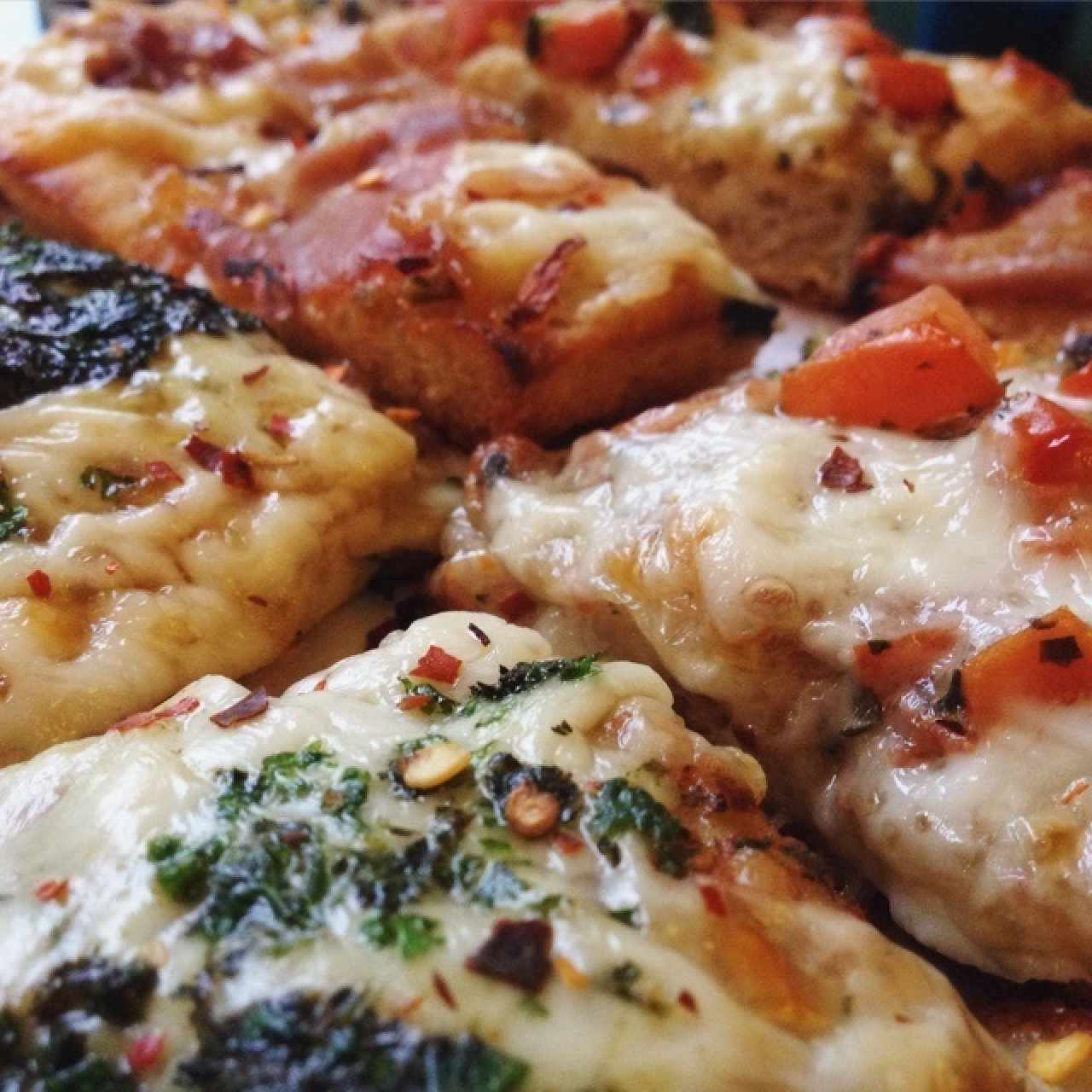 Variedad de pizzas