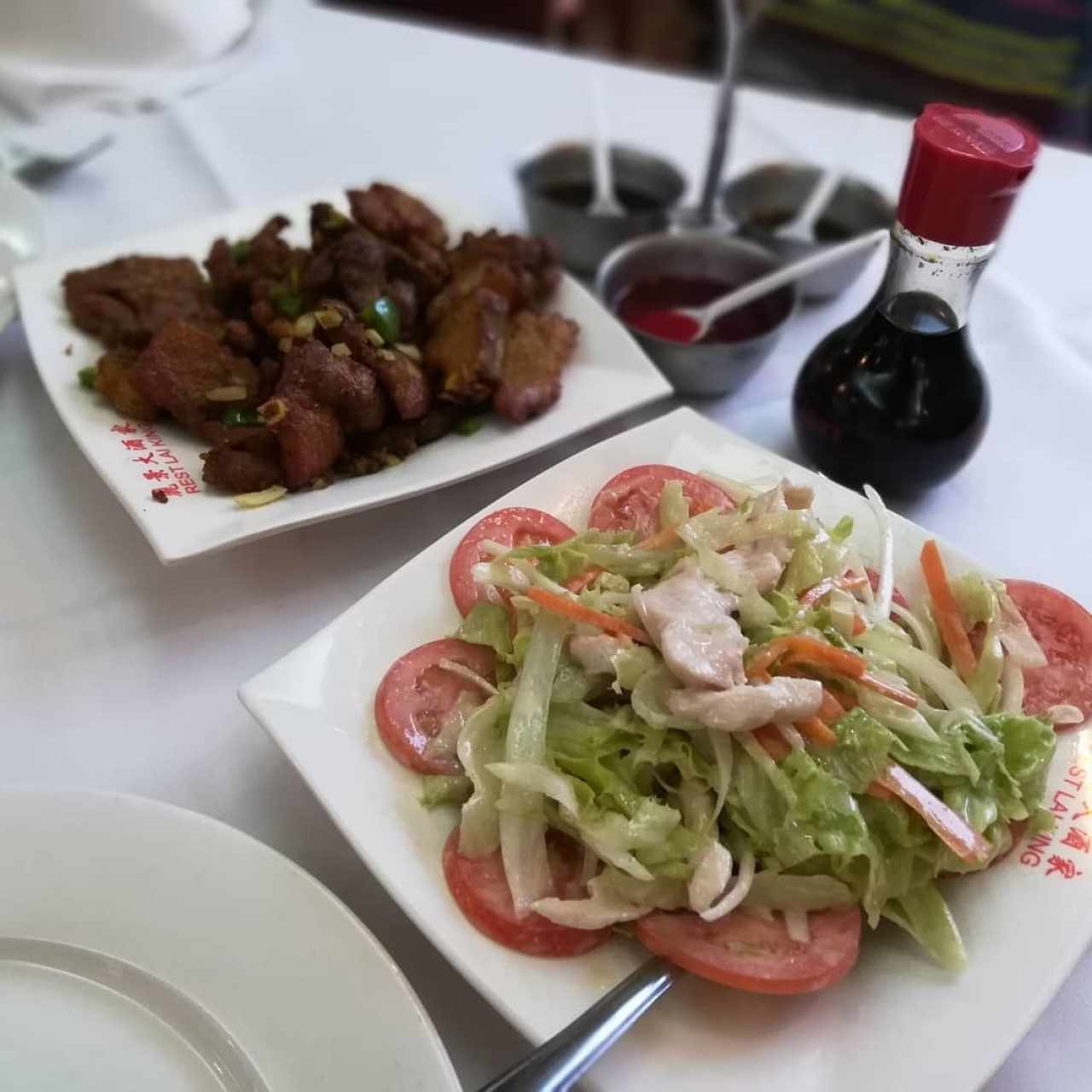 Ensalada con pollo