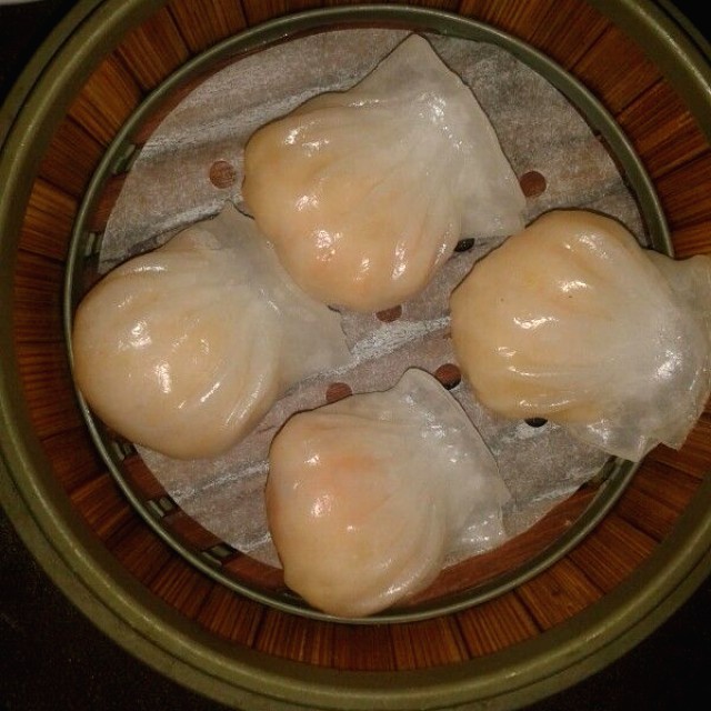 Dim Sung rellenos de camarones
