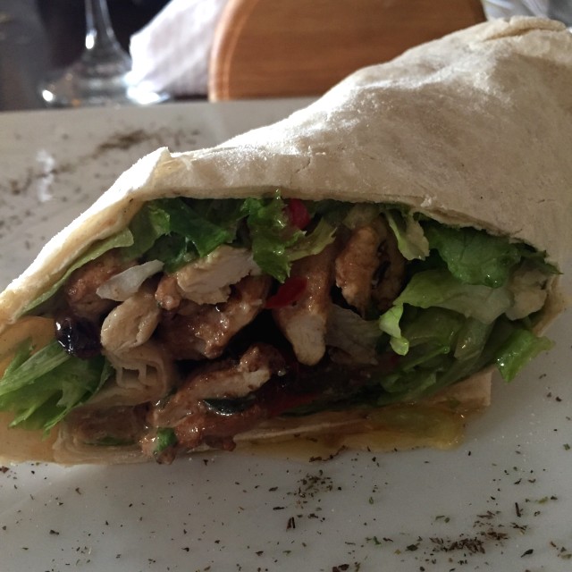 Wrap de Pollo .. Divino y muy grande!