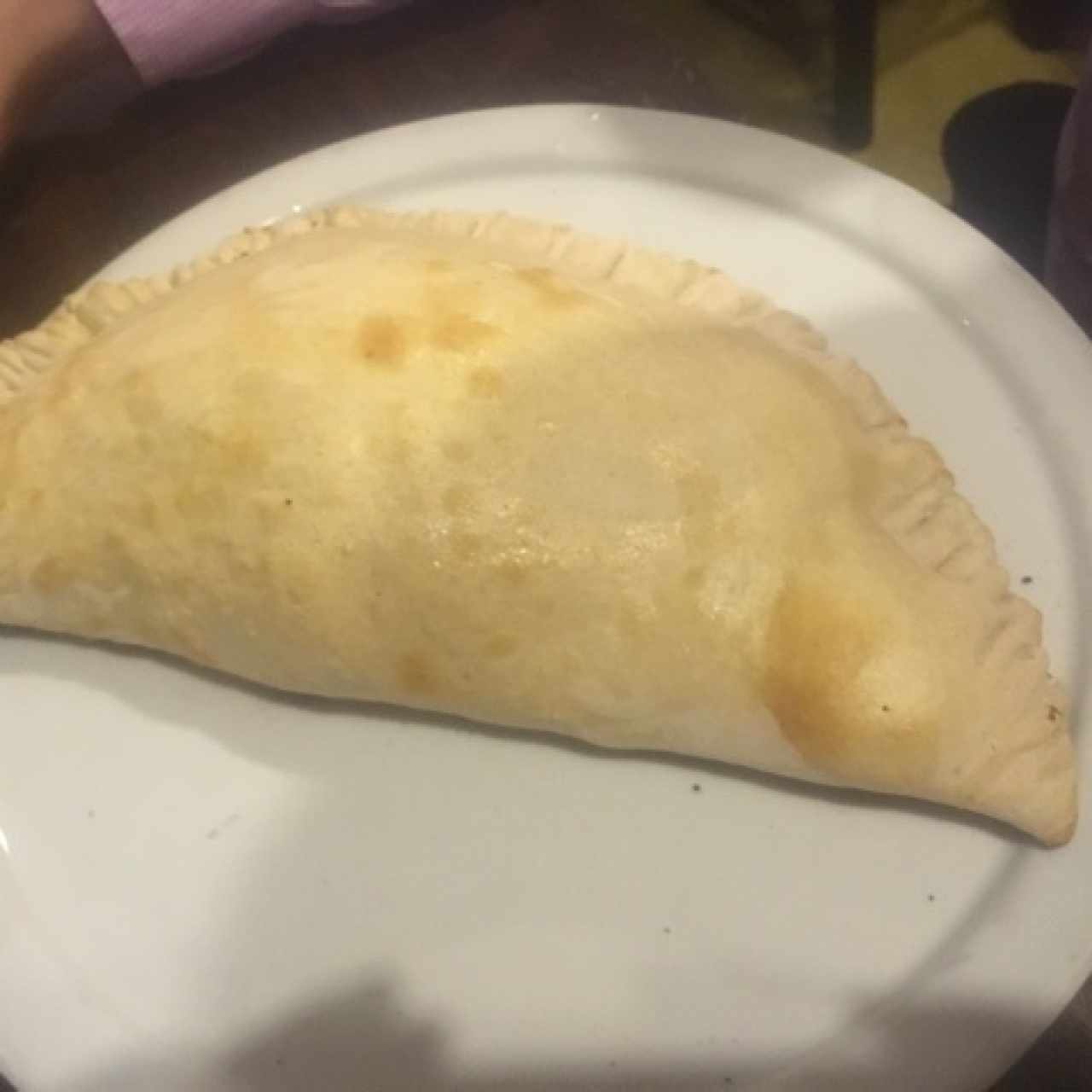 Calzone especial con queso de cabra