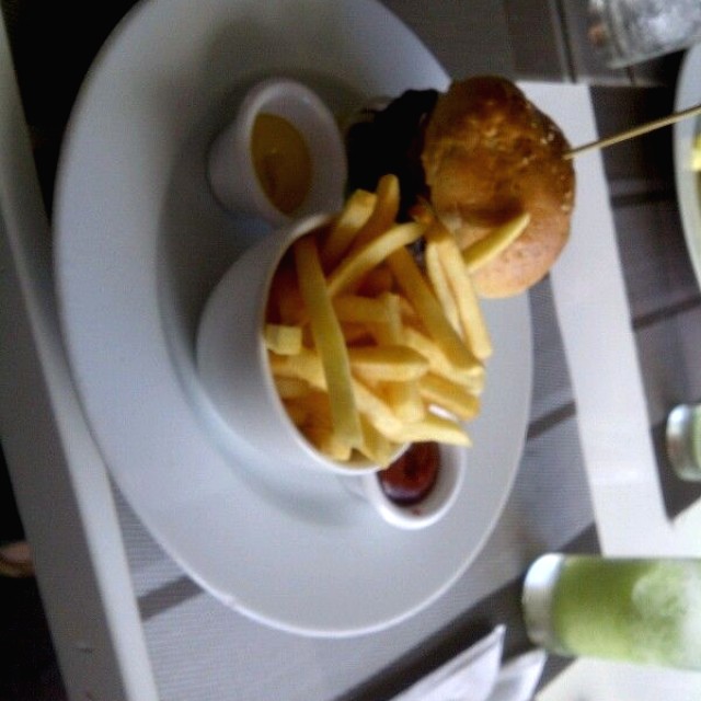 Hamburgesa de morcilla