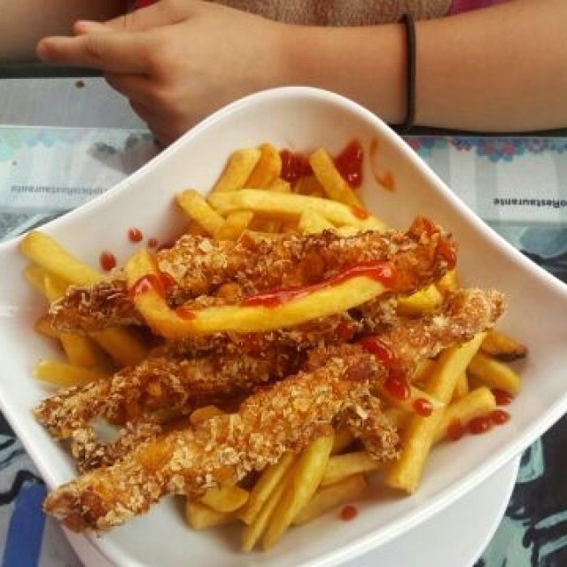 Pollo con papitas