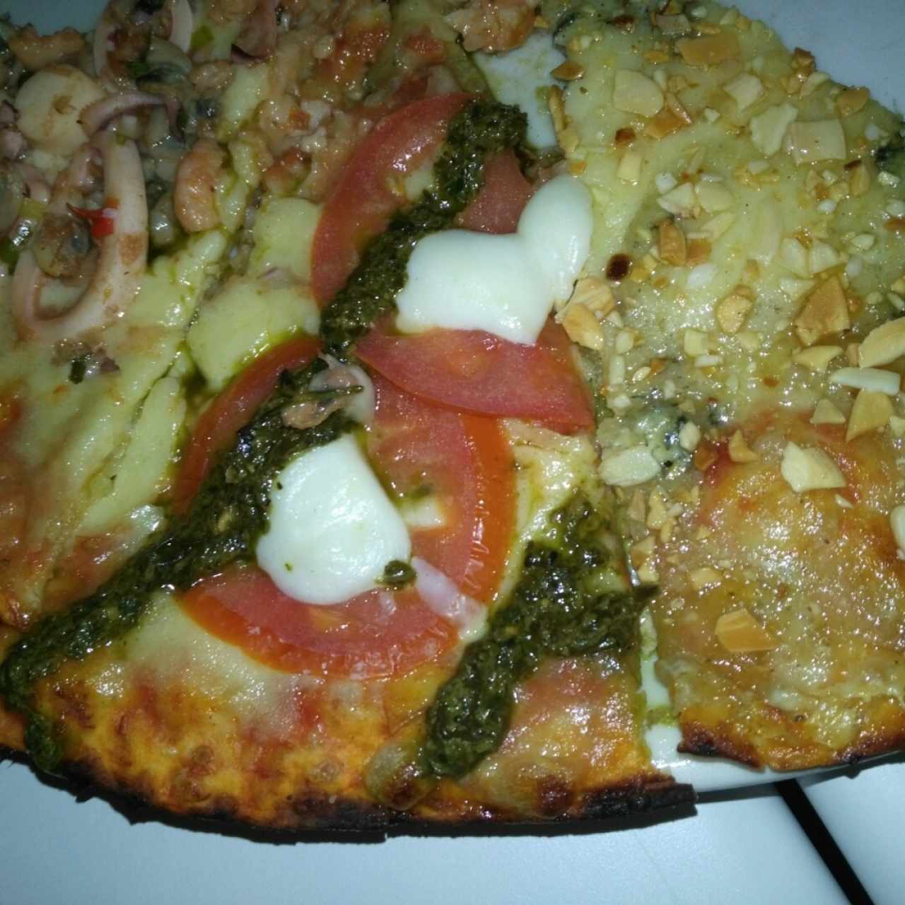 pizza tríptico