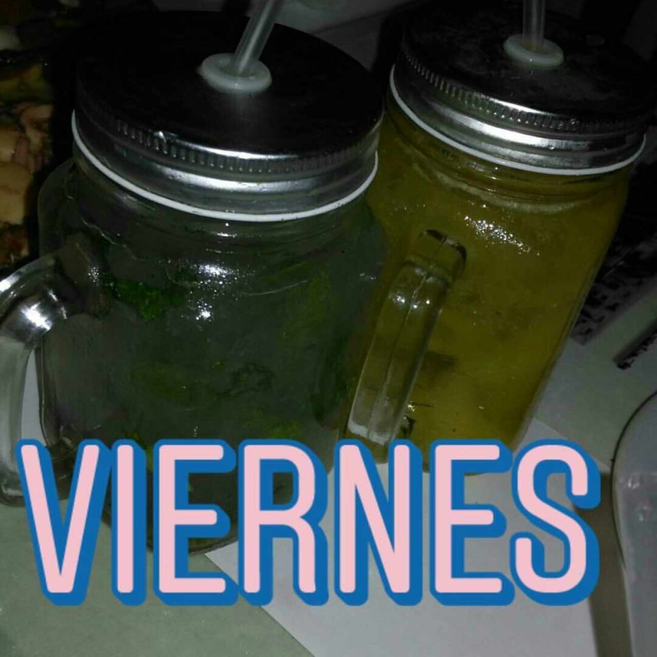 mojito tradicional y de parchita