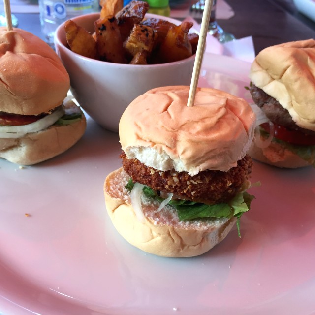 Trio de hamburguesas