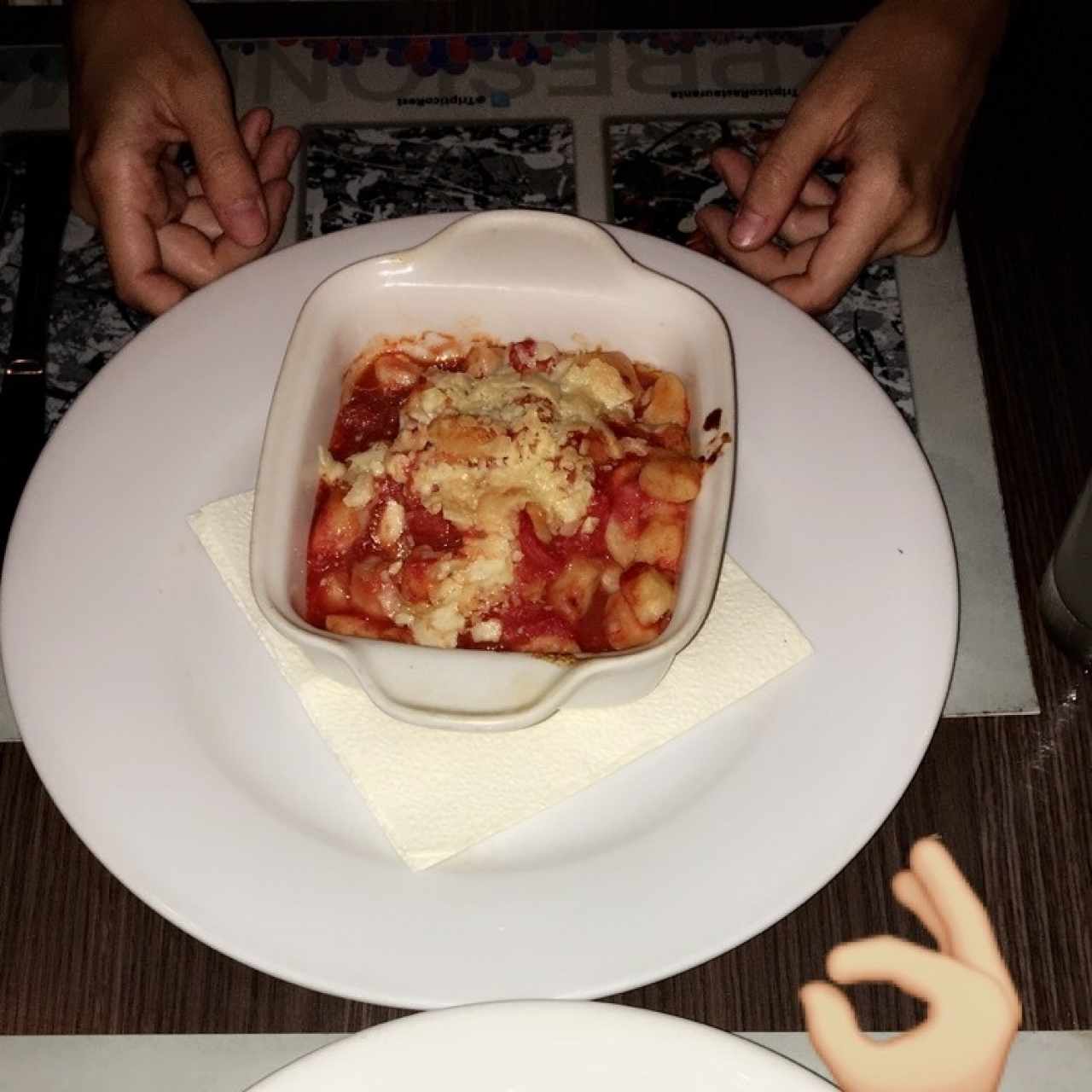 gnocchi de papa en salsa napoli