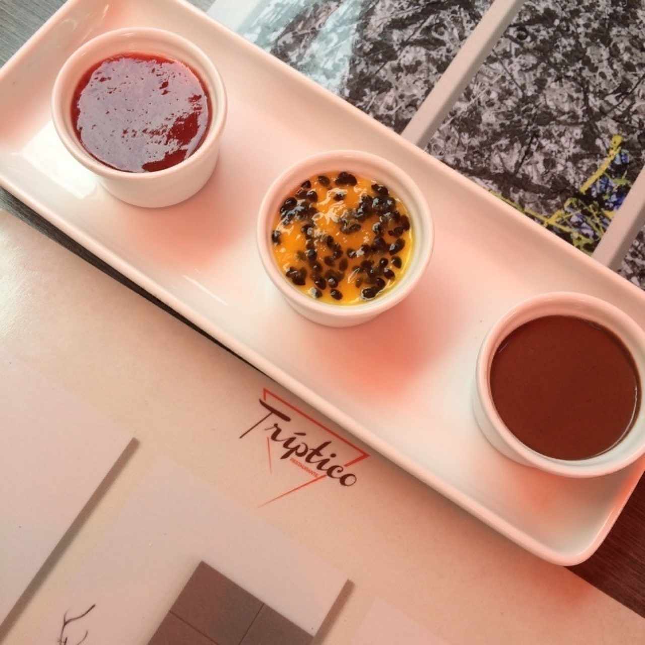 triptico de pannacota