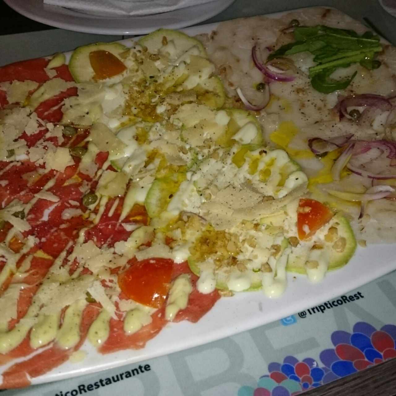 Triptico de carpaccio (espectacular)😍