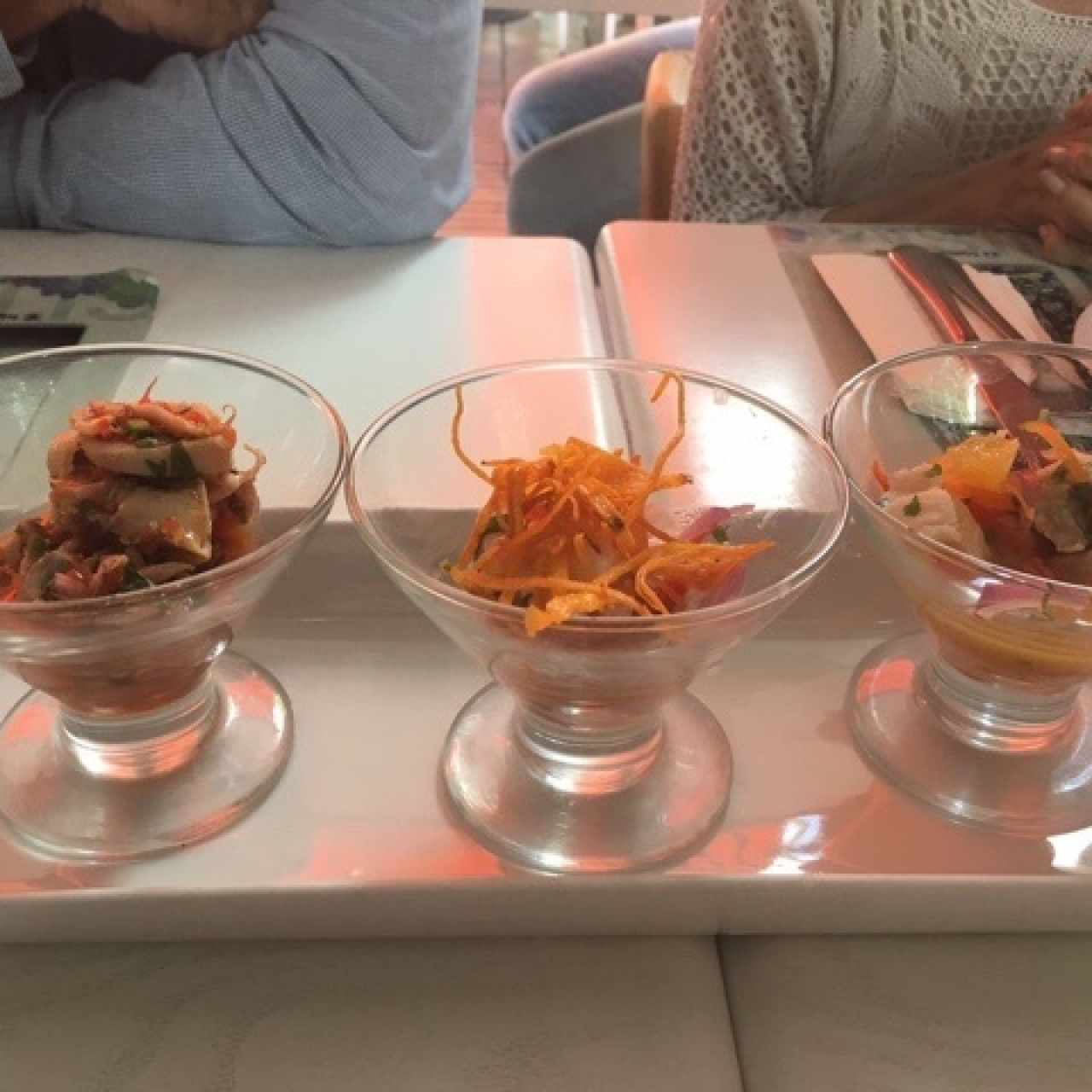 Triptico de ceviche