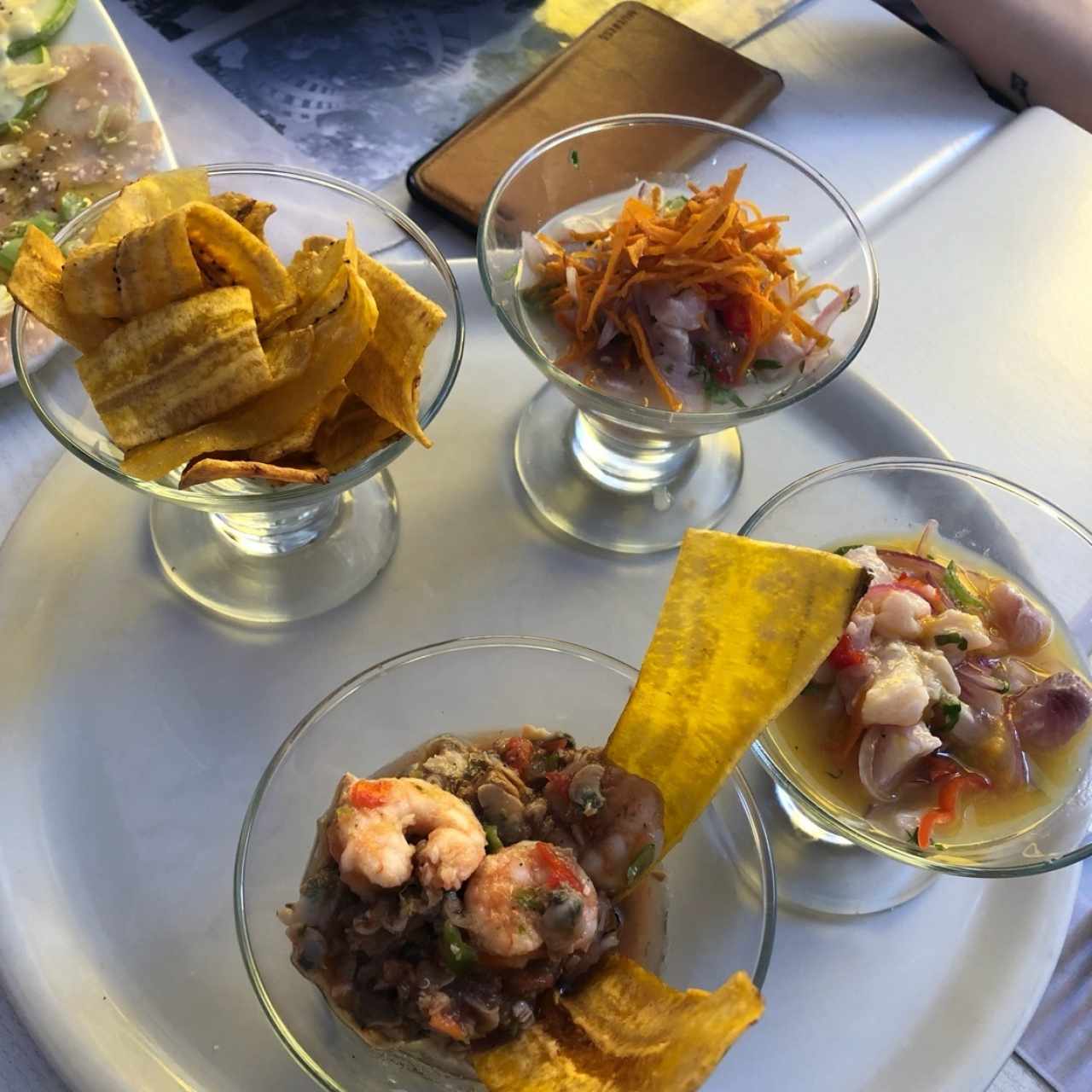 triptico de ceviches