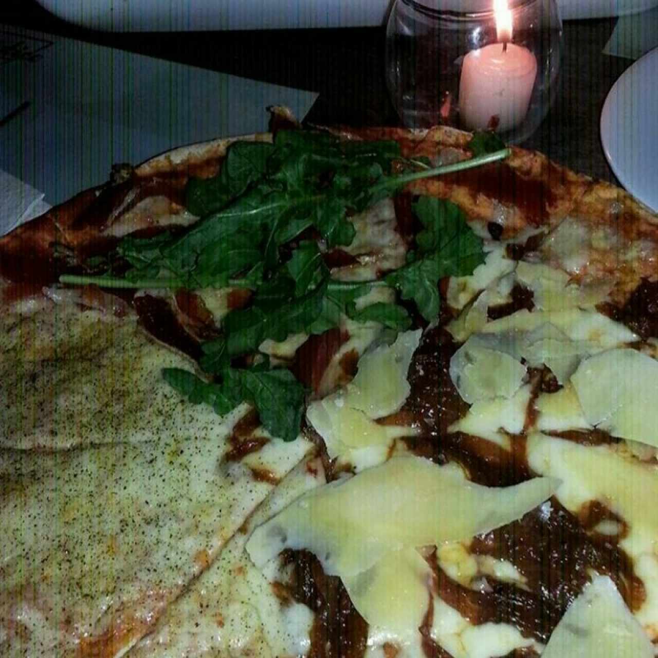 trio de pizzas 