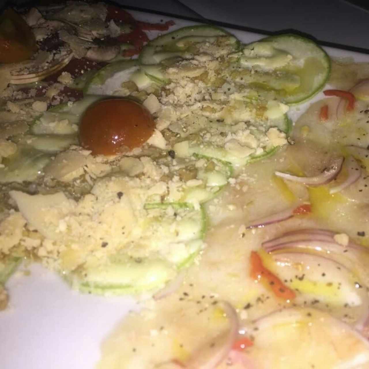 triptico de carpaccio