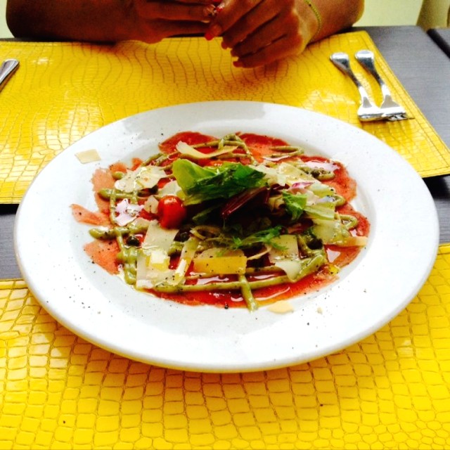 Carpaccio de lomito