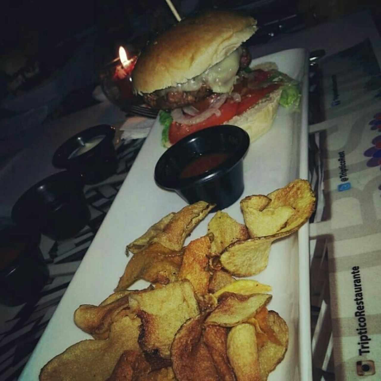 Hamburguesa La Parrillera