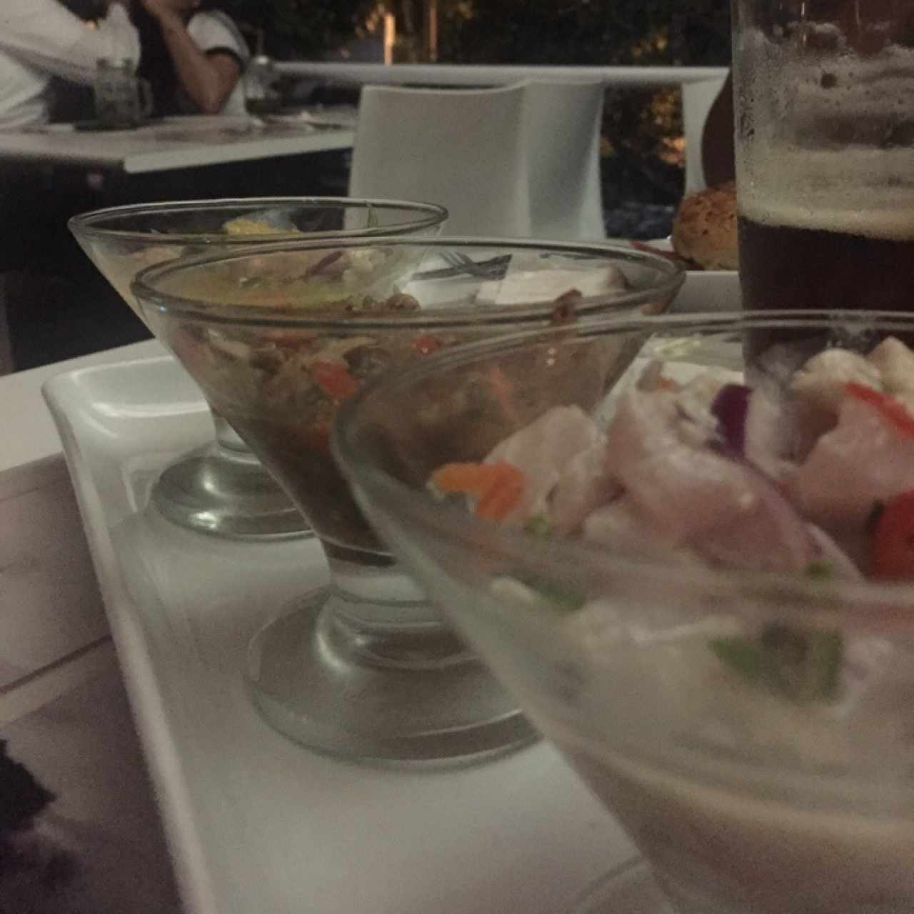 trio de ceviche