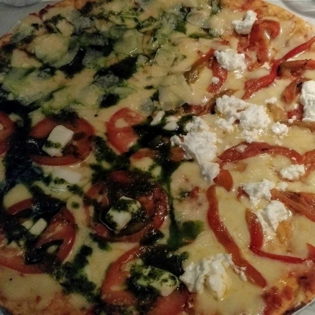 Tríptico de pizza