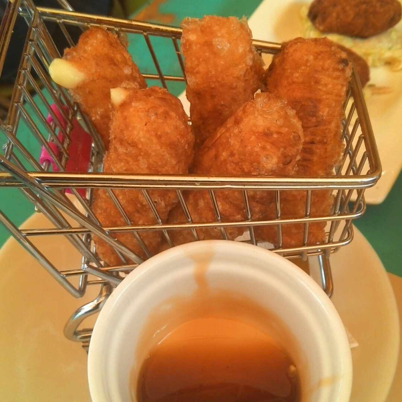 Quiteto de Tequeños con miel