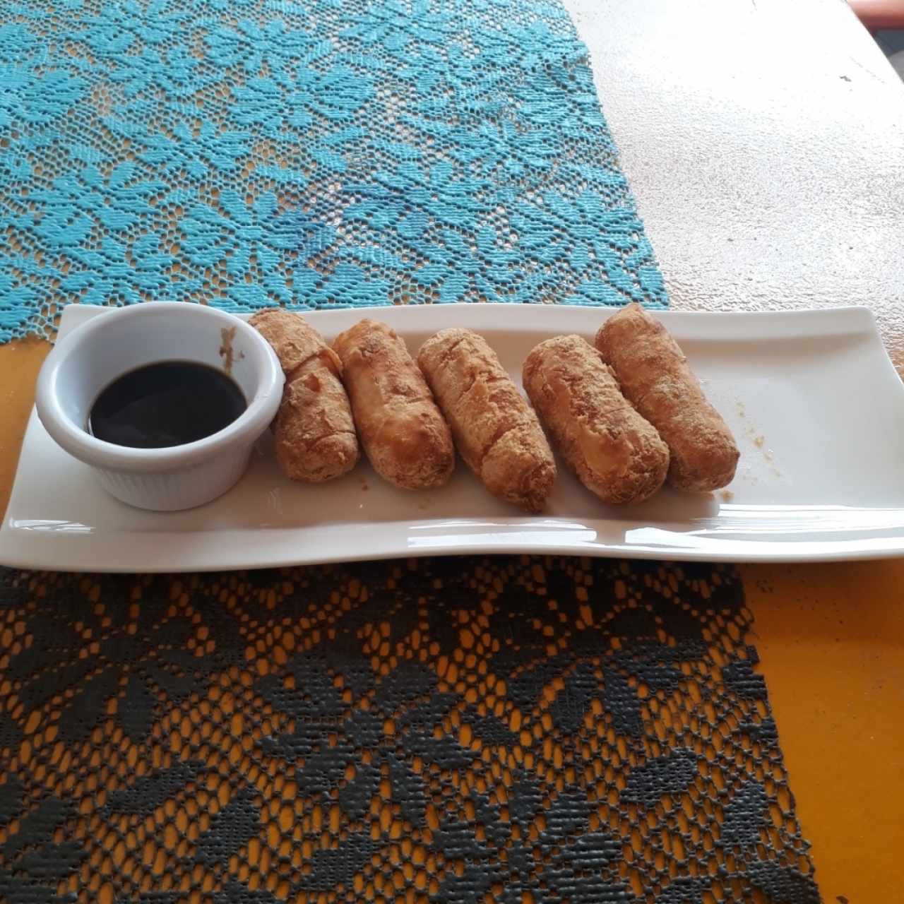 Tequeños con Papelón