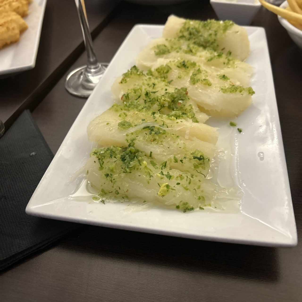 Yuca sancochada 