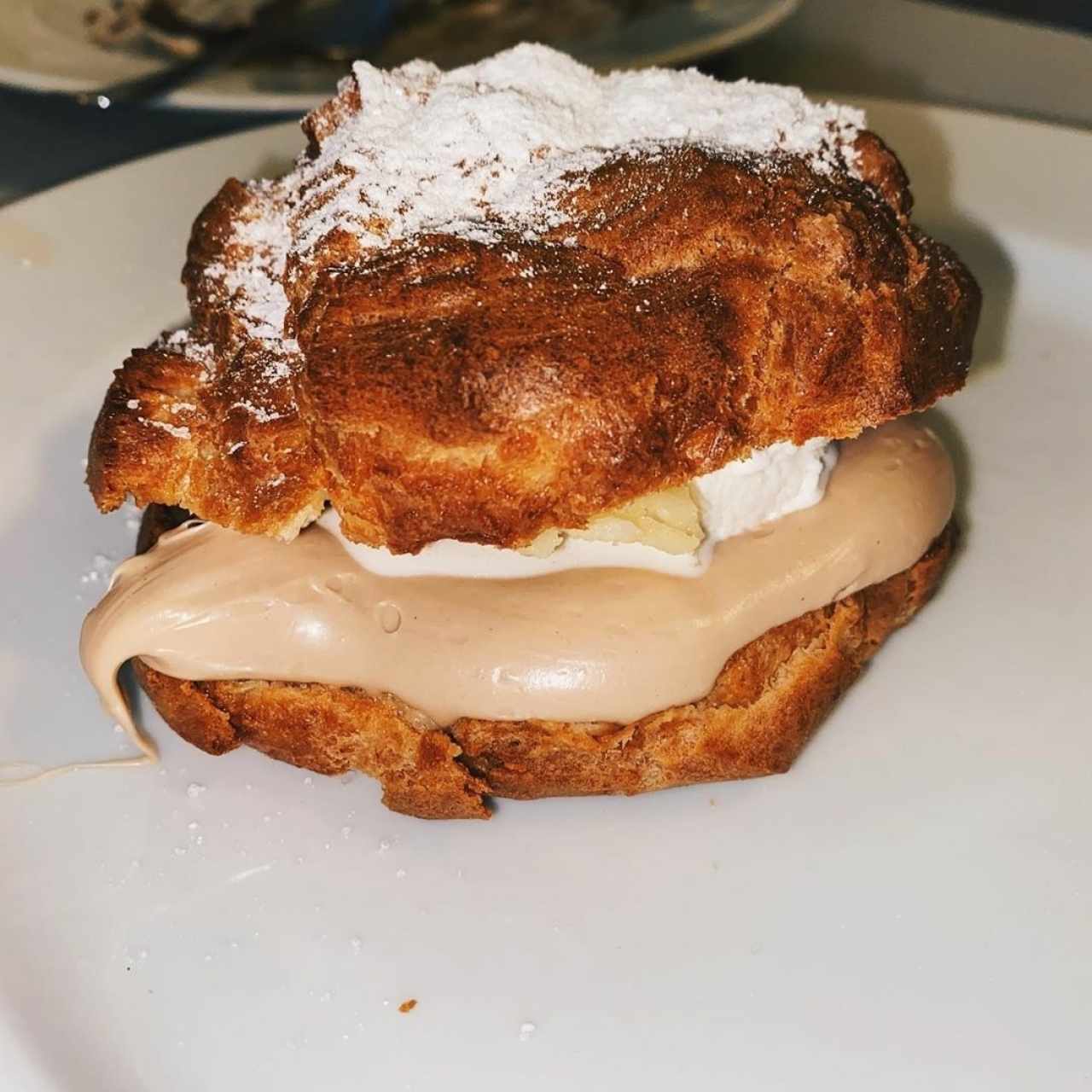 Hamburguesa con helado 