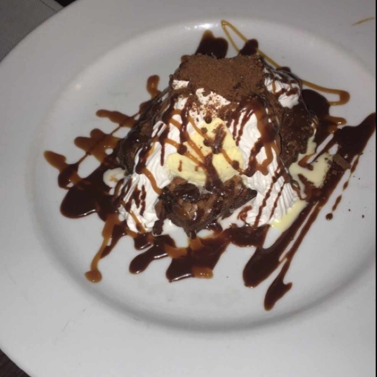 Brownie con Helado