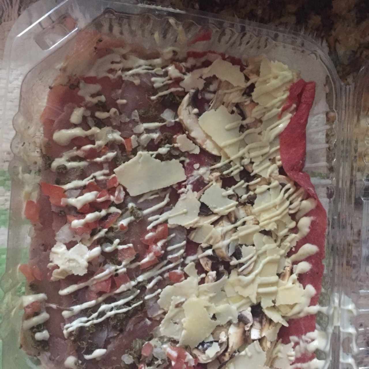 Carpaccio de Lomito y Atun